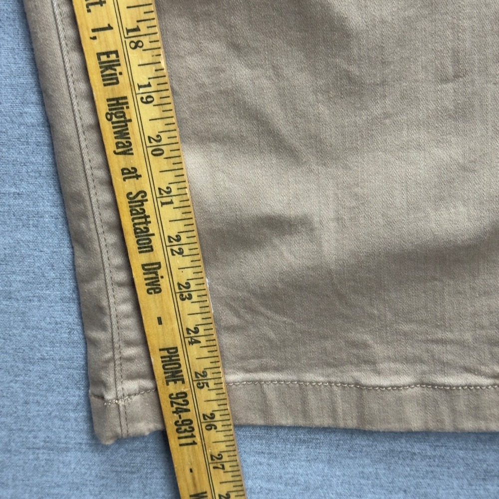 Ella Moss Womens Khaki Crop Pants‎ Casual Wide Leg Trousers Size 6 (31x26) - Picture 10 of 11